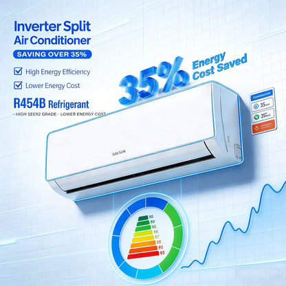 2026 9,000 BTU 19 SEER2 115V Mini Split Air Conditioner with Heat Pump Ductless Inverter & Install Kit