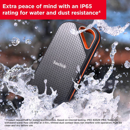 2026 SanDisk Extreme PRO SSD Portable 1 To – Jusqu’à 2000 Mo/s SSD NVMe HAUTE PERFORMANCE