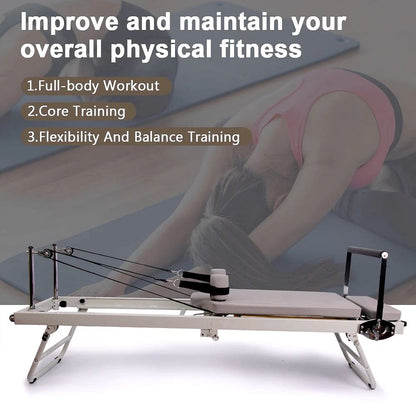 2026 ARKANTOS Reformer Pilates Pliable – Appareil d’entraînement Pilates pour la maison