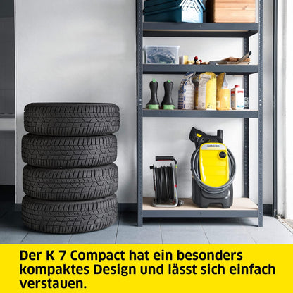 2026 Nettoyeur haute pression Karcher K 7 Premium Smart Control Flex Home - 180 bars - 600 L/h - connecté - tambour enrouleur - brosse terrasse
