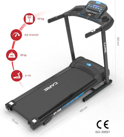 2026 - Tapis de Course connecté -Pliable-Vitesse maximale 14 Km/h- Tapis de Marche Électrique Inclinable et Pliable - 12 programmes d’entraînements -3 inclinaisons