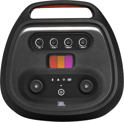 2026 PartyBox Club 120,Enceinte portable de soirée,poignée pliable ergonomique,jeu de lumières,12 heures d'autonomie,résistante aux éclaboussures IPX4,noir,Prise européenne (Type C) -