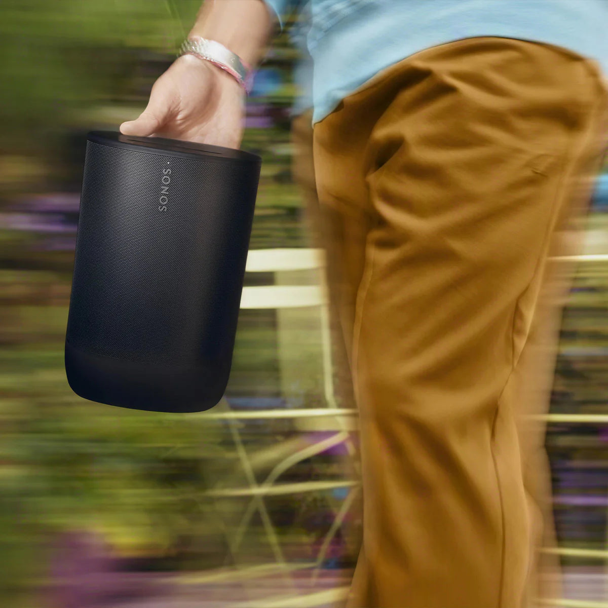 2026 2025 Sonos Move 2 – Enceinte Portable Intelligente avec Batterie 24 Heures, Bluetooth et Wi-Fi, Résistante à l’Eau (Noir)