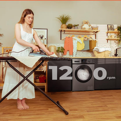 2026 Cecotec Lave-Linge 9Kg Chargement Frontal Bolero Dresscode 9410 Inverter A. 1900W, 1400 tr/min Réglable, 16 Programmes, Faible Consommation d'Énergie, Vapeur, Stérilisation du Linge