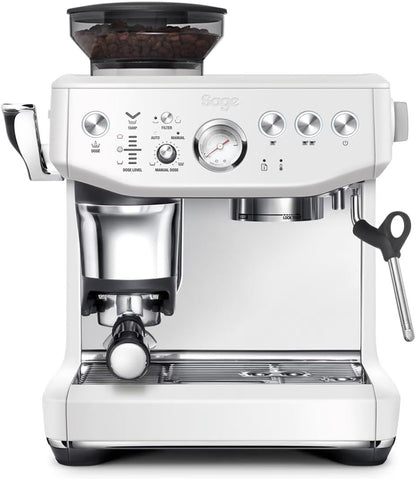 2026 2025 Machine à Café Expresso avec Broyeur Intégré & Mousseur à Lait – Sage Barista Express Impress – Acier Inoxydable Brossé, Expérience Barista à Domicile