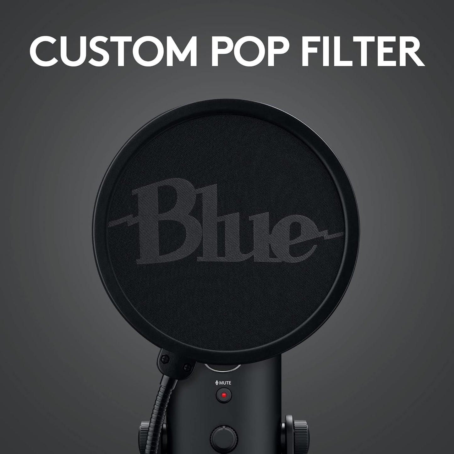 2026 2025 Logitech for Creators Microphone USB Blue Yeti (Noir)
