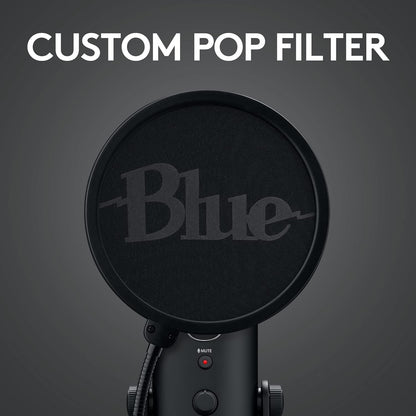 2026 2025 Logitech for Creators Microphone USB Blue Yeti (Noir)