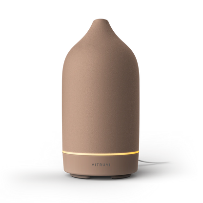 2026 2025 Diffuseur en Pierre Vitruvi – Diffuseur Ultrasonique Élégant pour Huiles Essentielles et Décoration Intérieure