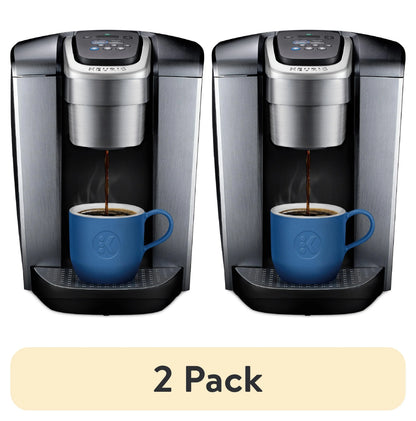 2026 2025 Keurig K-Elite – Machine à Café à Dosettes K-Cup à Portion Unique, Finition Brossée Slate, Programmable pour Café Chaud et Glacé