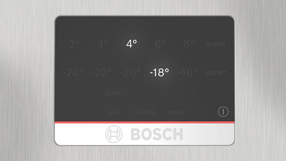 2026 KGN367LDF- S&eacute;rie 4,R&eacute;frig&eacute;rateur combin&eacute; pose-libre,186 x 60 cm,Inox