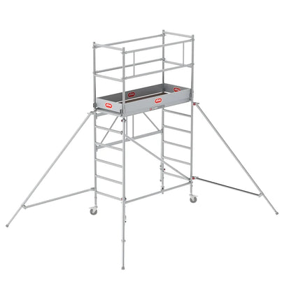 2026 chafaudage tlescopique 7,80m Aluminium - dmontable chafaudage mobile -