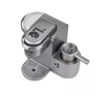 2026 2025 Keurig K-Café Édition Spéciale – Machine à Café à Dosettes K-Cup pour Café, Latte et Cappuccino, Finition Nickel