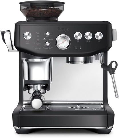 2026 2025 Machine à Café Expresso avec Broyeur Intégré & Mousseur à Lait – Sage Barista Express Impress – Acier Inoxydable Brossé, Expérience Barista à Domicile