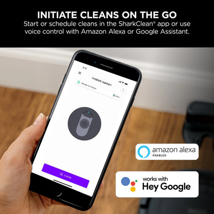 2026 2025 Aspirateur Robot Shark ION RV754 avec Wi-Fi Connecté, Noir – Nettoyage Intelligente Multi-Surfaces pour Sols Durs et Tapis avec Tri-Système de Brosses