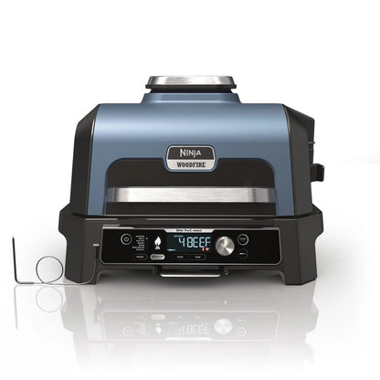 2026 2025 Ninja Woodfire Pro Connect XL Barbecue et Fumoir Électrique avec Support et Housse