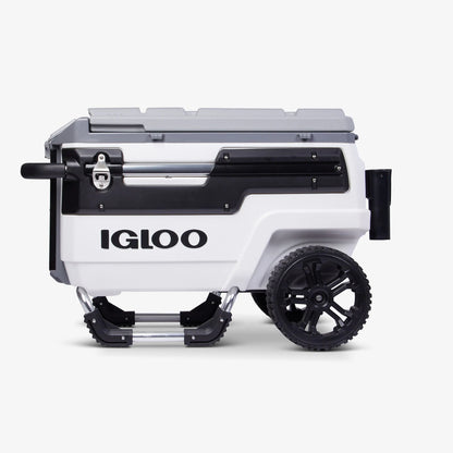 2026 2025 Glacière Trailmate® Journey 70 Qt – Grand Modèle Tout-Terrain avec Roues Lisses, Poignée Télescopique et Isolation THERMECOOL™