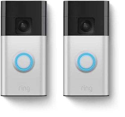 2026 2025 Ring Sonnette Vidéo sur Batterie, Vidéo Plein Pied, Vue en Direct avec Audio Bidirectionnel et Détection de Mouvement (dernier modèle)