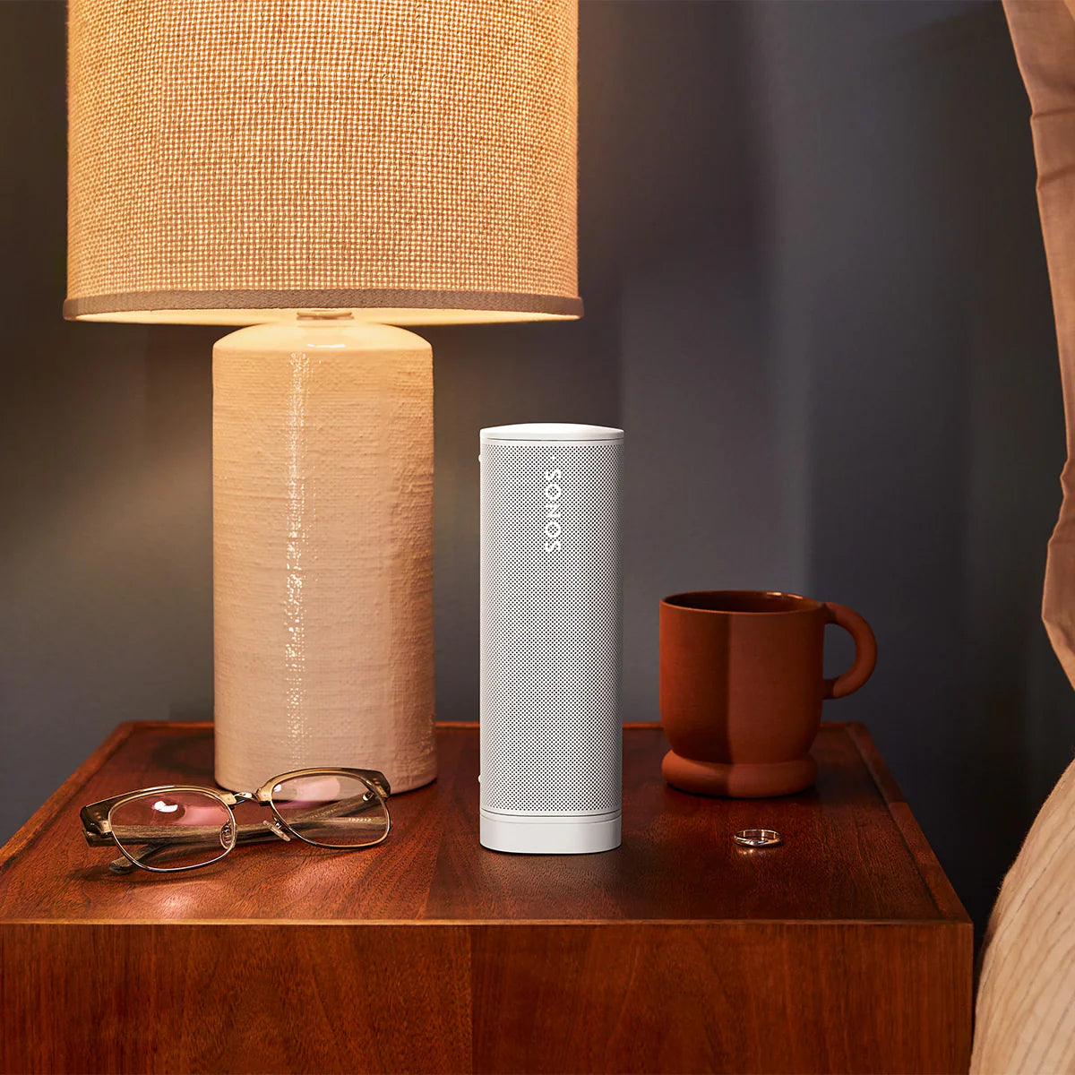2026 2025 Enceinte Bluetooth Portable Étanche Sonos Roam 2 – Paire (Blanc) : Son Puissant et Clair Partout, Wi-Fi et Bluetooth, Autonomie Longue Durée