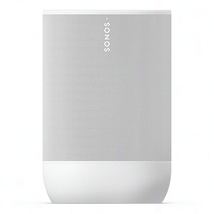 2026 2025 Sonos Move 2 – Enceinte Portable Intelligente Blanche avec Batterie 24 Heures, Bluetooth et Wi-Fi, Résistante à l’Eau, Son Stéréo Puissant et Commande Vocale
