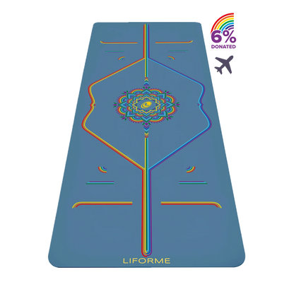2026 2025 Tapis de Yoga de Voyage Liforme Rainbow – Alignement Coloré et Éco-Responsable