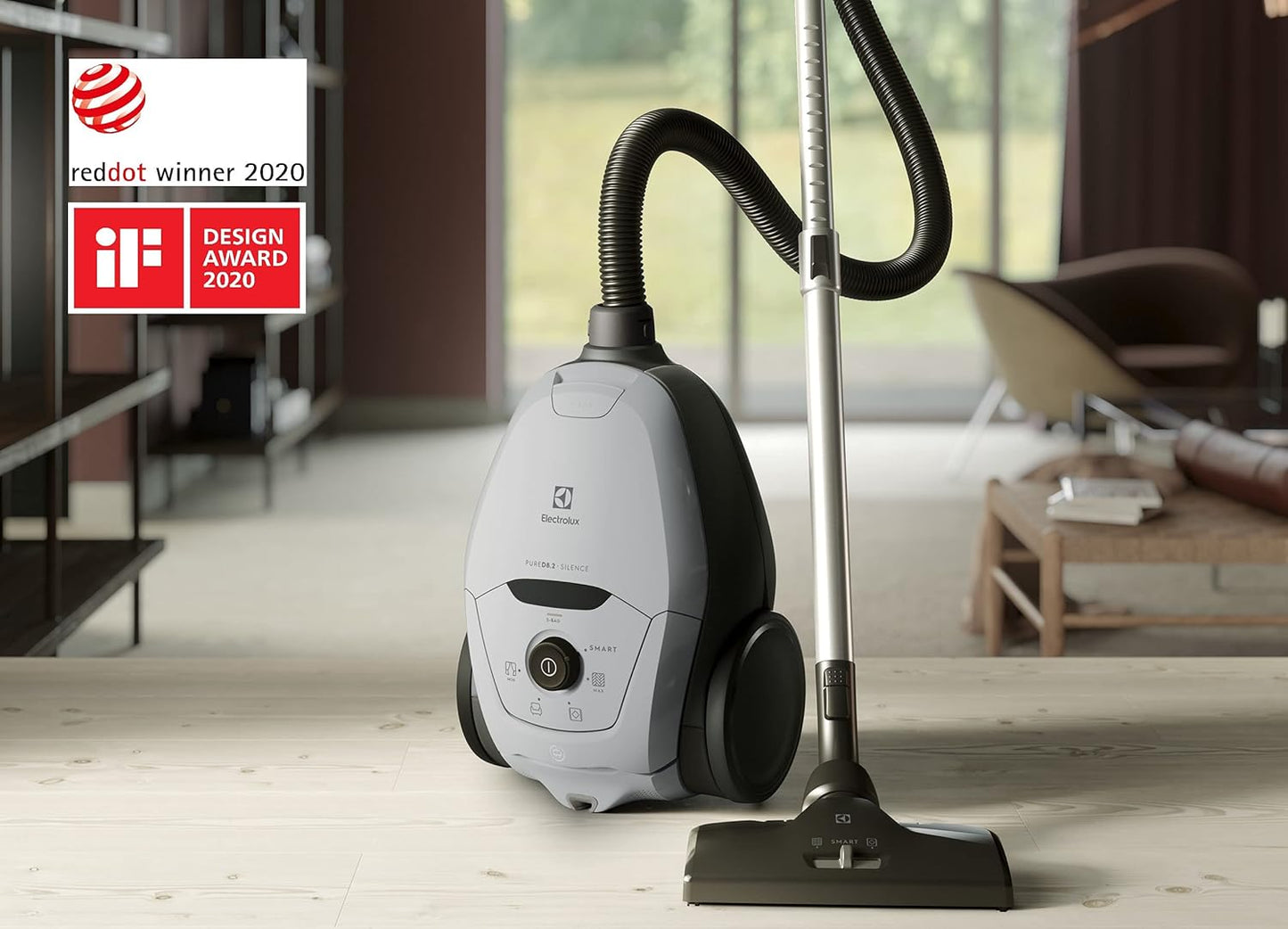 2026 2025 Electrolux PURE D8 PD82-4MG – Aspirateur Traîneau avec Sac, Silencieux 57 dB & Filtre Hygiène 12 Lavable – Édition Limitée Haute Performance