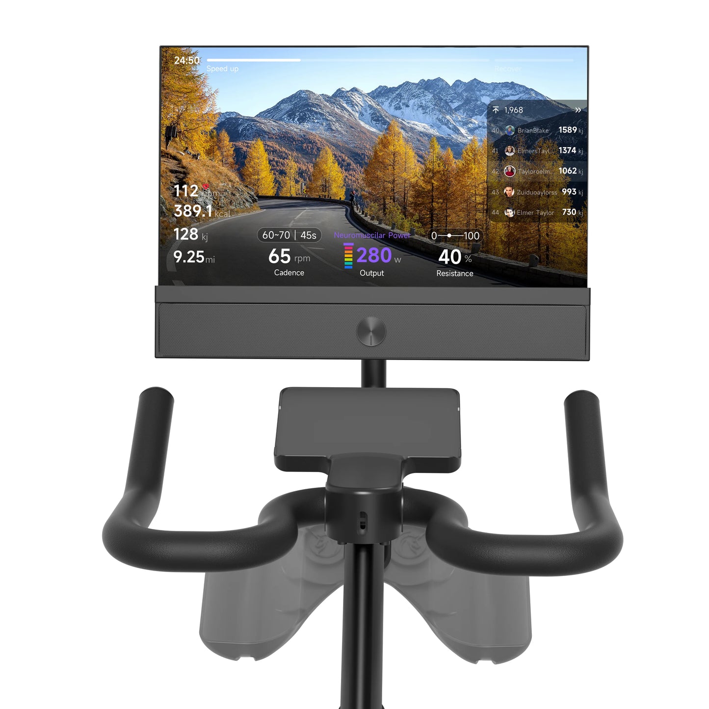 2026 2025 Yesoul G1M Plus Vélo Stationnaire Connecté avec Écran 21,5" Full HD – Vélo Intelligent avec Résistance Magnétique Silencieuse et Son Immersif