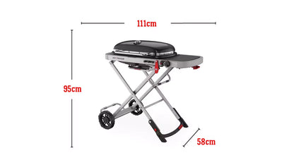 2026 2025 Weber Traveler Barbecue à gaz pliable portable