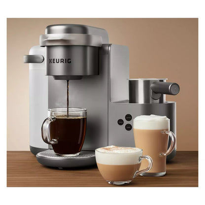 2026 2025 Keurig K-Café Édition Spéciale – Machine à Café à Dosettes K-Cup pour Café, Latte et Cappuccino, Finition Nickel