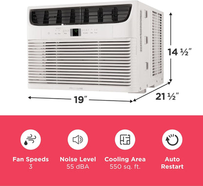 2026 2025 Climatiseur de Fenêtre Frigidaire 5 000 BTU – Refroidissement Efficace jusqu’à 23 m², Fonctionnement Silencieux, Commande Facile