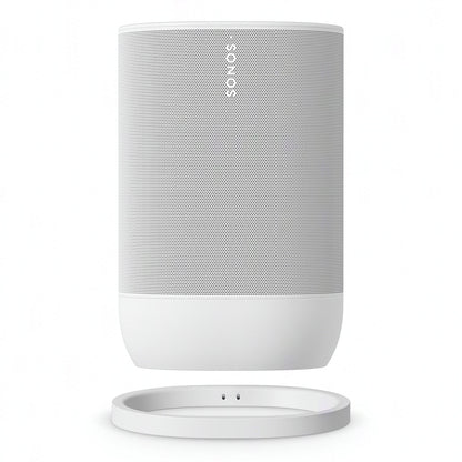2026 2025 Sonos Move 2 – Enceinte Portable Intelligente Blanche avec Batterie 24 Heures, Bluetooth et Wi-Fi, Résistante à l’Eau, Son Stéréo Puissant et Commande Vocale